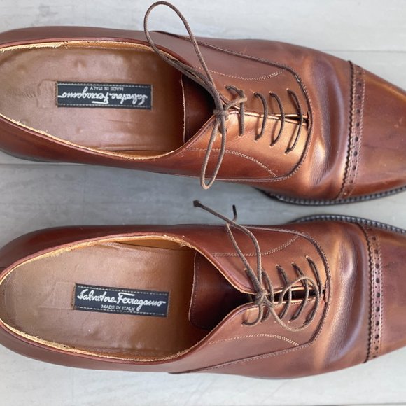 Salvatore Ferragamo cap toe oxfords - Picture 10 of 10